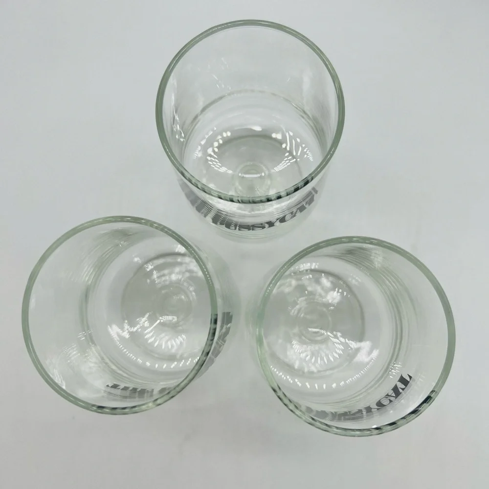 THE PUSSYCAT SET OF 3 VINTAGE 1972 EARLY TIMES KENTUCKY BAR WARE
